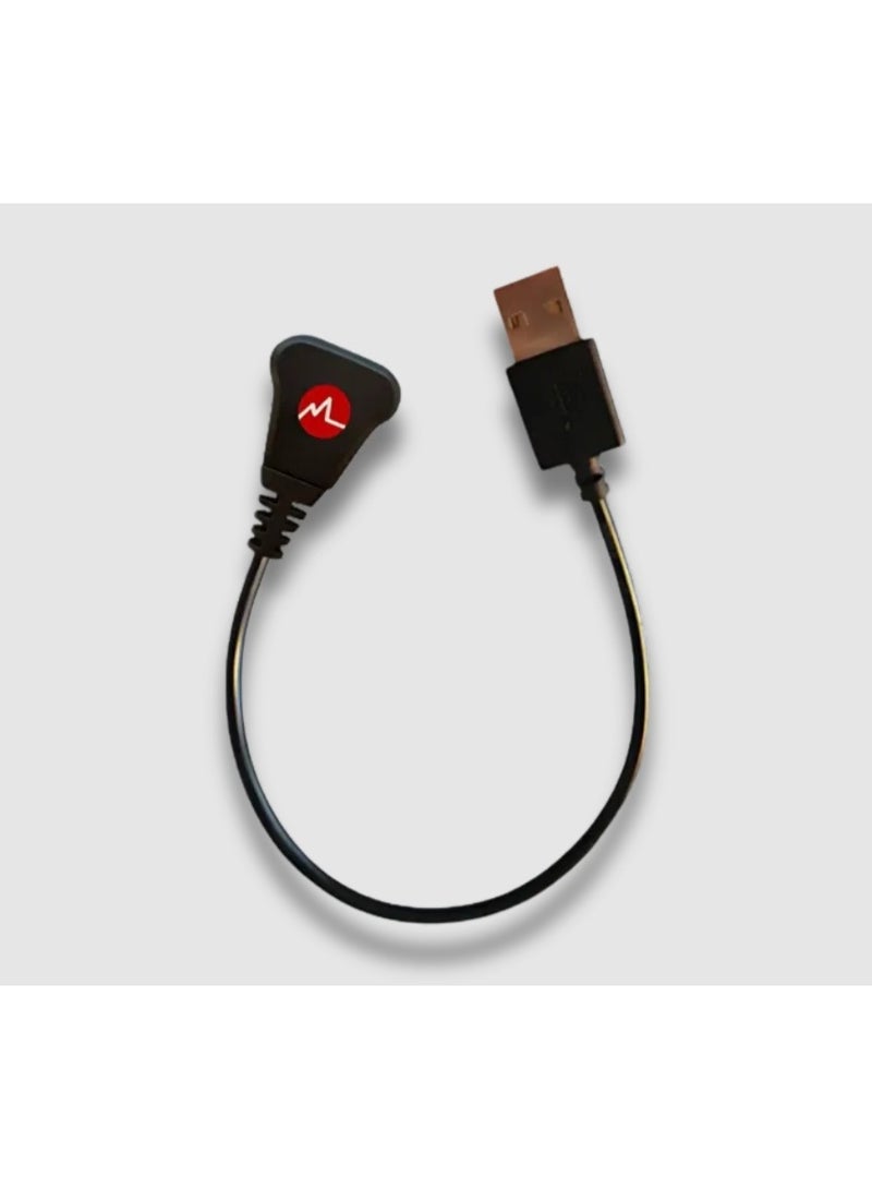 MYZONE MZ-Switch Charger | USB Charging Cable for MZ-Switch Heart Rate Monitor